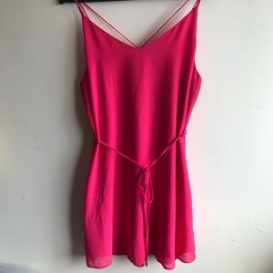 Hot Pink Mini Dress